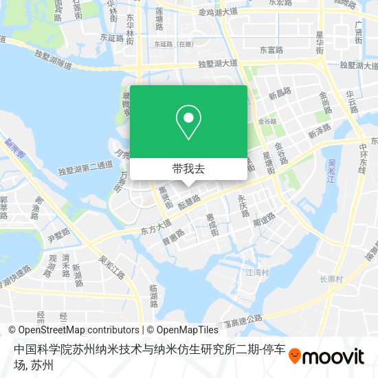 中国科学院苏州纳米技术与纳米仿生研究所二期-停车场地图