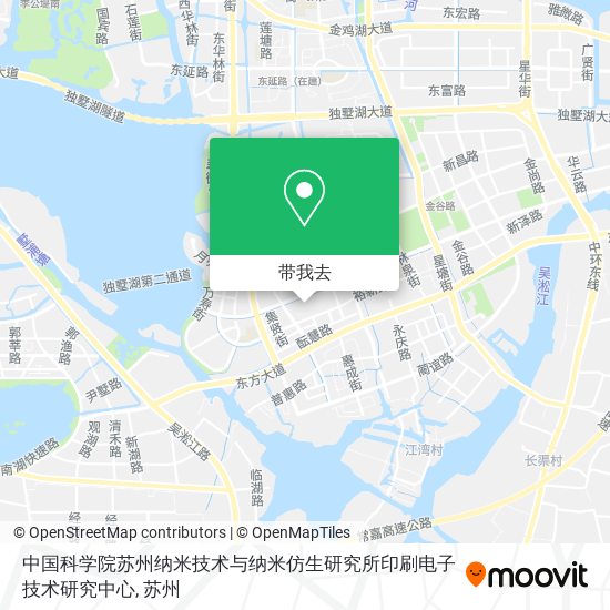 中国科学院苏州纳米技术与纳米仿生研究所印刷电子技术研究中心地图