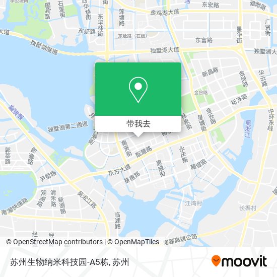 苏州生物纳米科技园-A5栋地图