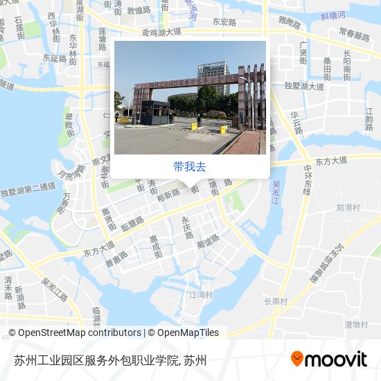 苏州工业园区服务外包职业学院地图