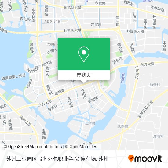 苏州工业园区服务外包职业学院-停车场地图
