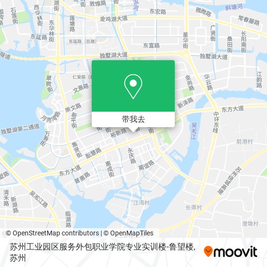 苏州工业园区服务外包职业学院专业实训楼-鲁望楼地图