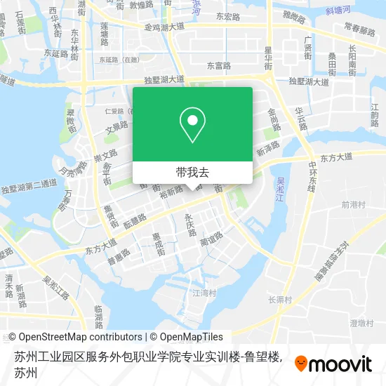 苏州工业园区服务外包职业学院专业实训楼-鲁望楼地图