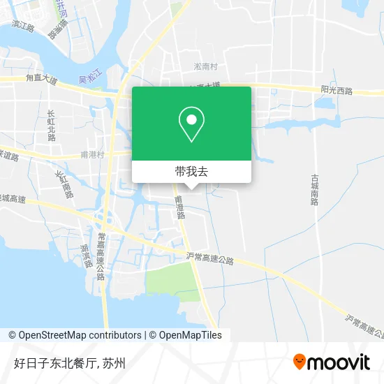 好日子东北餐厅地图