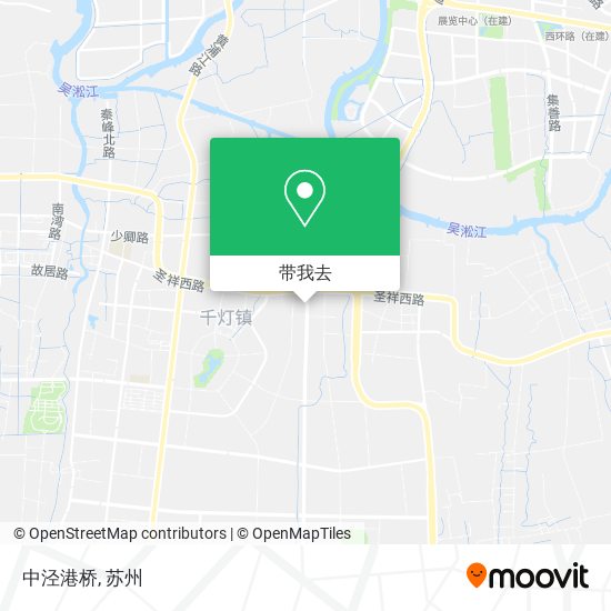 中泾港桥地图