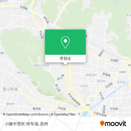 小隆中景区-停车场地图
