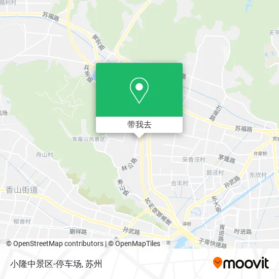 小隆中景区-停车场地图