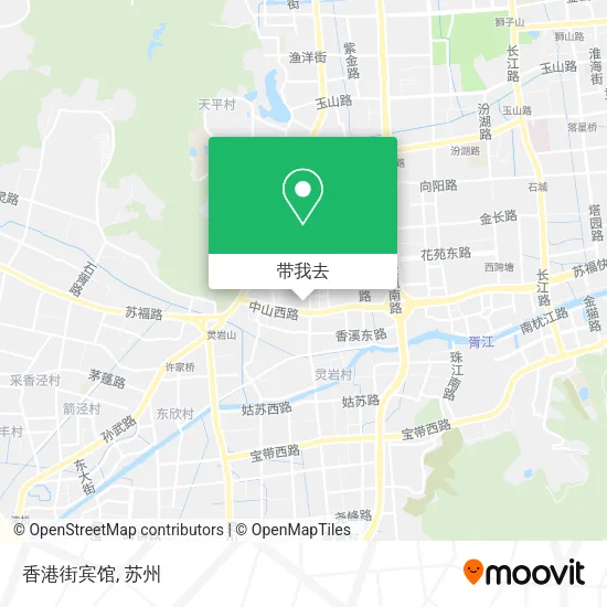 香港街宾馆地图