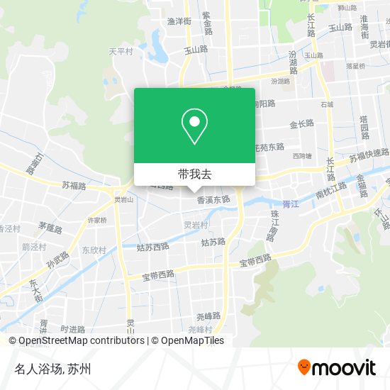 名人浴场地图