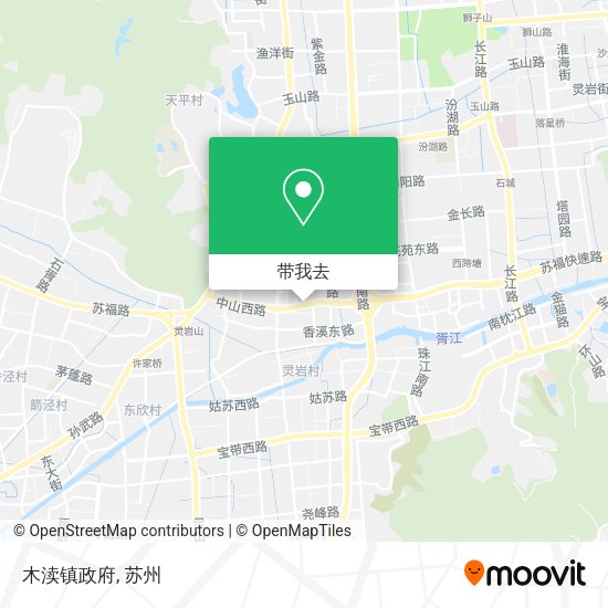 木渎镇政府地图