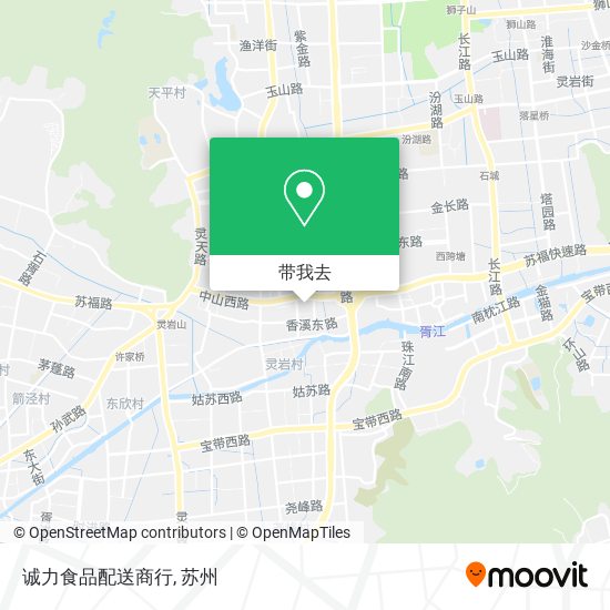 诚力食品配送商行地图