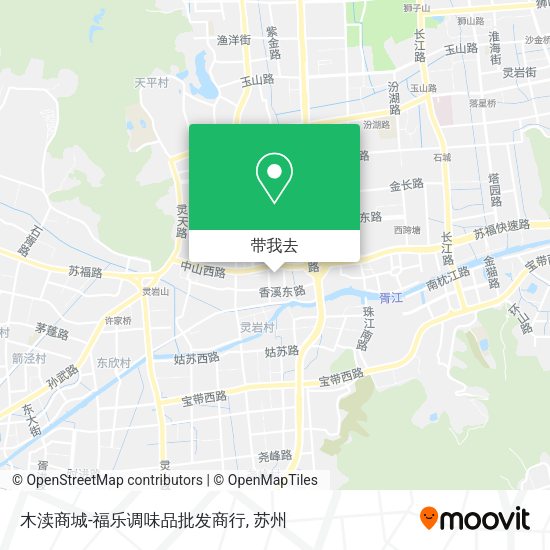 木渎商城-福乐调味品批发商行地图