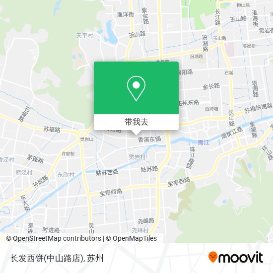 长发西饼(中山路店)地图