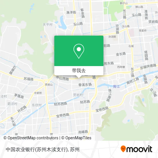 中国农业银行(苏州木渎支行)地图