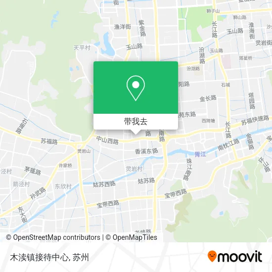 木渎镇接待中心地图