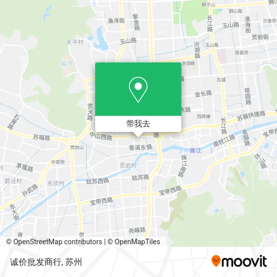 诚价批发商行地图
