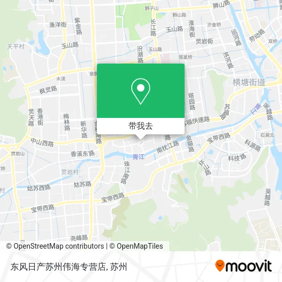 东风日产苏州伟海专营店地图