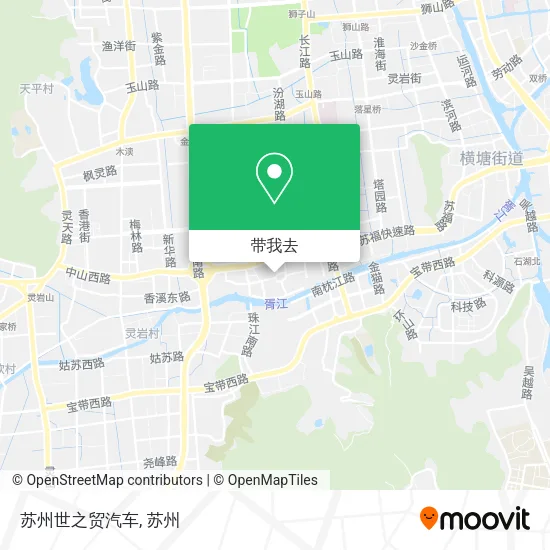 苏州世之贸汽车地图