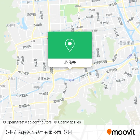 苏州市前程汽车销售有限公司地图