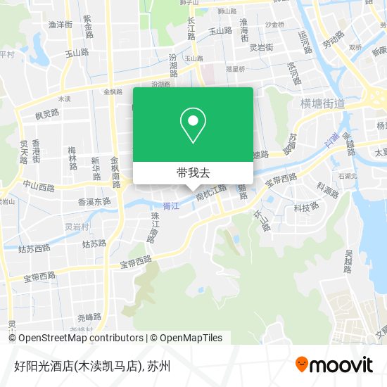 好阳光酒店(木渎凯马店)地图