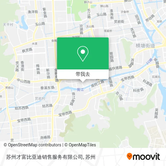 苏州才富比亚迪销售服务有限公司地图