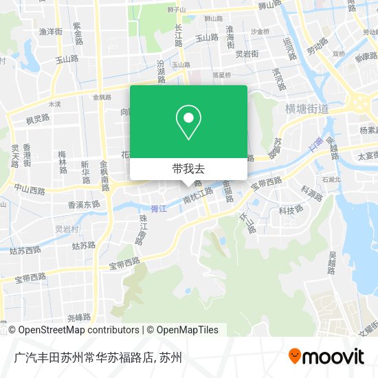 广汽丰田苏州常华苏福路店地图
