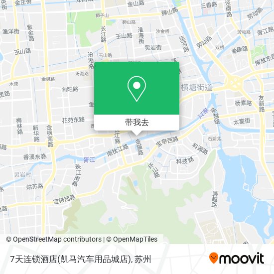 7天连锁酒店(凯马汽车用品城店)地图