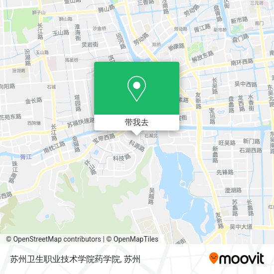 苏州卫生职业技术学院药学院地图