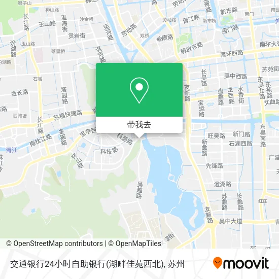 交通银行24小时自助银行(湖畔佳苑西北)地图