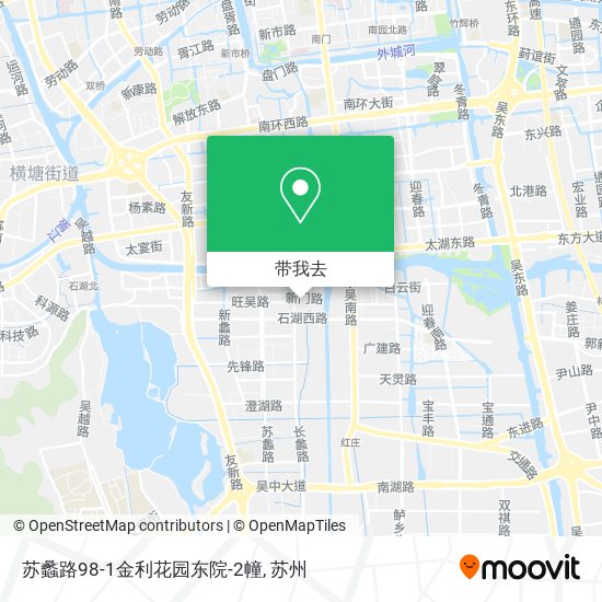 苏蠡路98-1金利花园东院-2幢地图