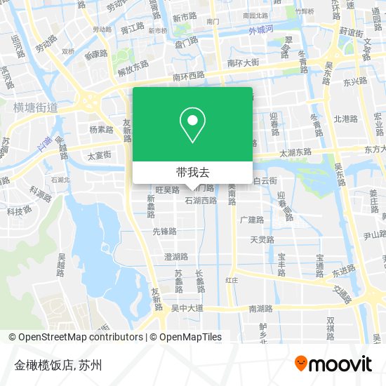 金橄榄饭店地图