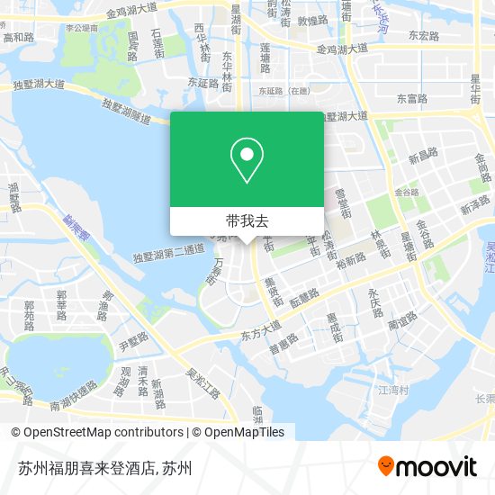 苏州福朋喜来登酒店地图