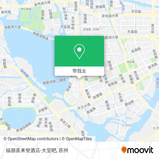福朋喜来登酒店-大堂吧地图
