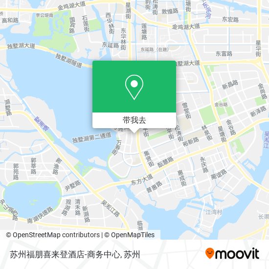 苏州福朋喜来登酒店-商务中心地图