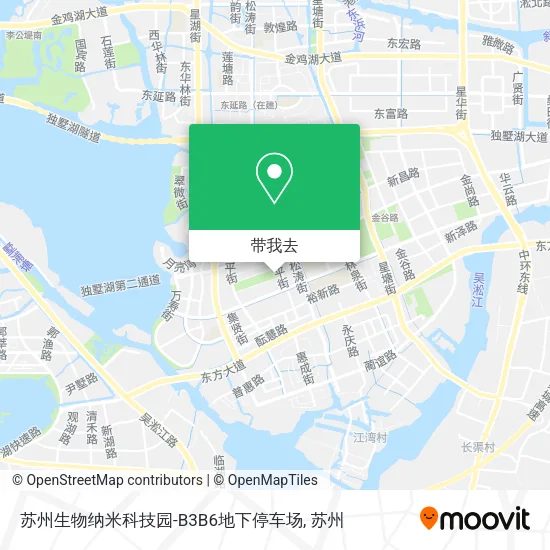 苏州生物纳米科技园-B3B6地下停车场地图