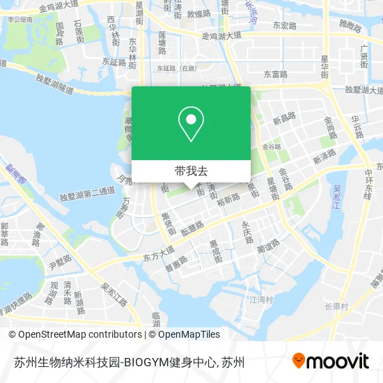 苏州生物纳米科技园-BIOGYM健身中心地图