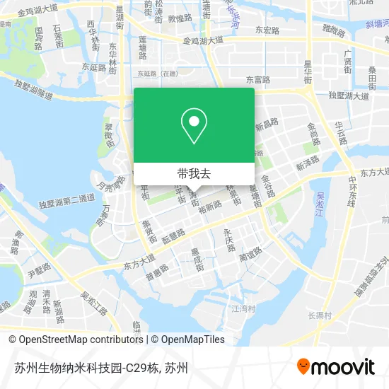 苏州生物纳米科技园-C29栋地图