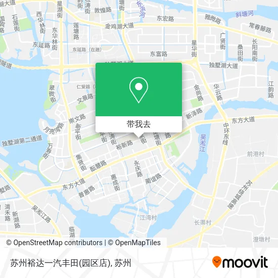 苏州裕达一汽丰田(园区店)地图