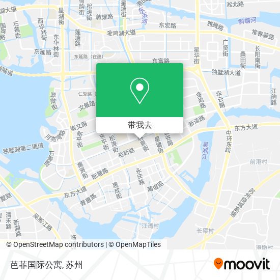 芭菲国际公寓地图