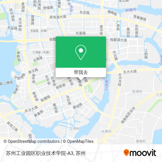 苏州工业园区职业技术学院-A3地图