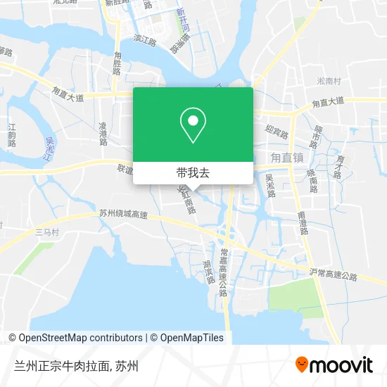 兰州正宗牛肉拉面地图