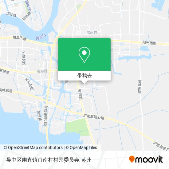 吴中区甪直镇甫南村村民委员会地图
