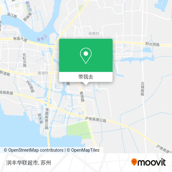润丰华联超市地图