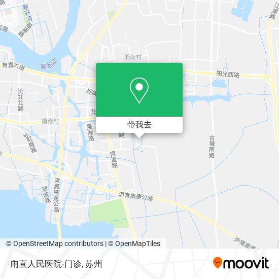 甪直人民医院-门诊地图