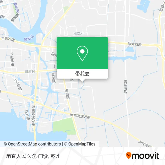 甪直人民医院-门诊地图