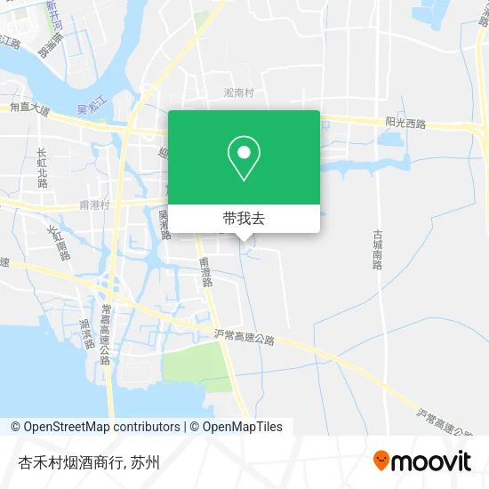 杏禾村烟酒商行地图