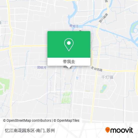 忆江南花园东区-南门地图