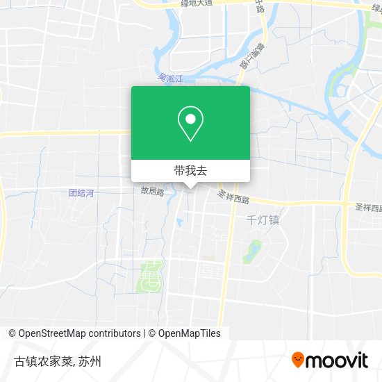 古镇农家菜地图