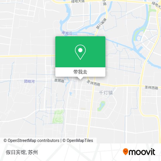 假日宾馆地图