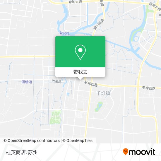 桂英商店地图
